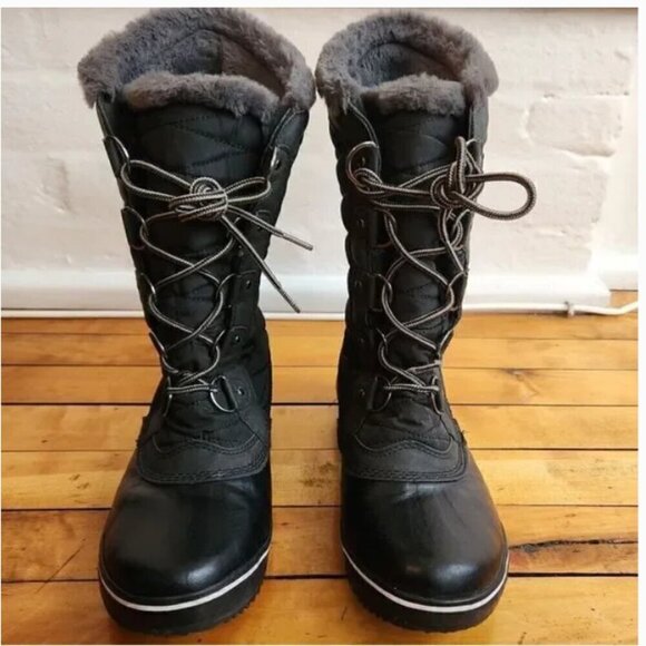 JBU By Jambu Water Resistant Lace Up Winter Boots Size 8 - Picture 4 of 6